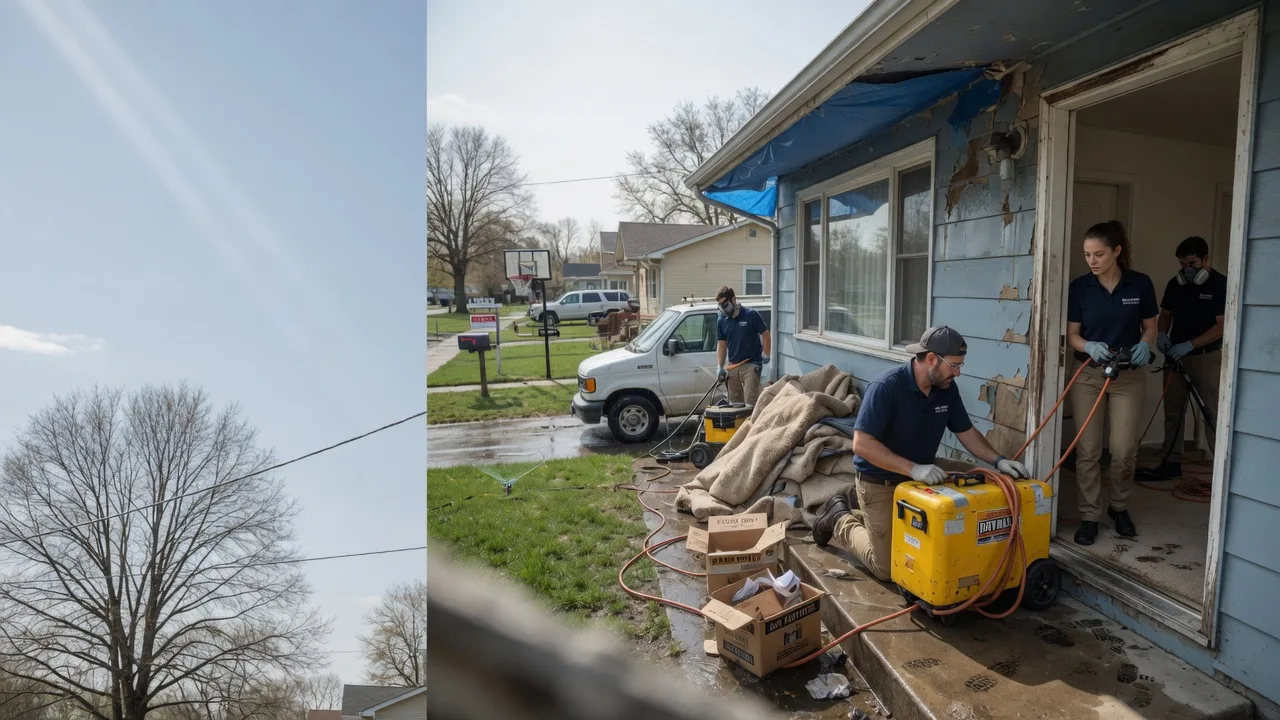 Basement Flood Cleanup in Chesterville, OH near me